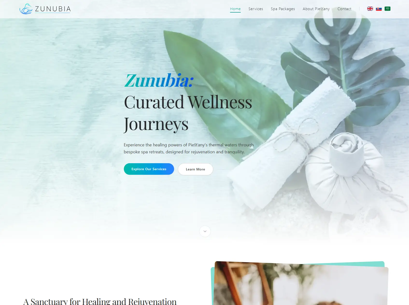 Homepage Zunubia